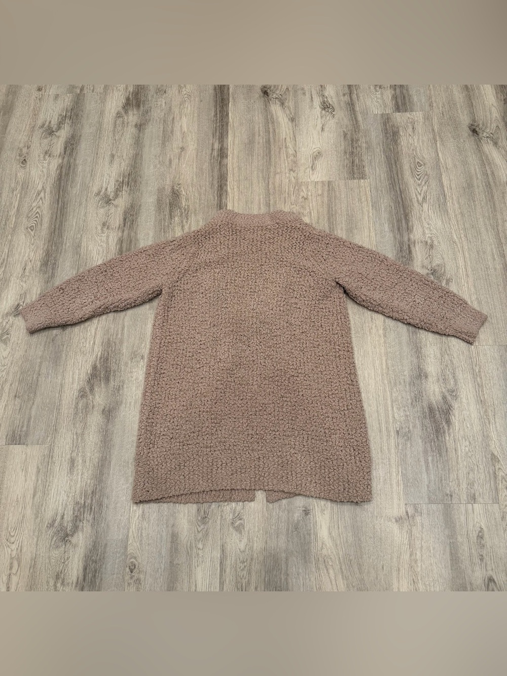 POL Popcorn Knit Open Front Cardigan Oversized Cozy Sweater - Picture 2 of 2